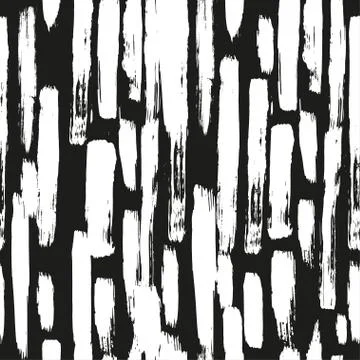 Seamless vector pattern with brush strokes. Illustrazione stock