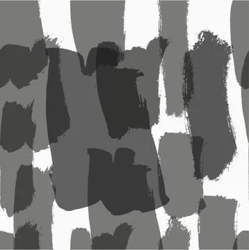 Seamless vector pattern with brush strokes. Illustrazione stock