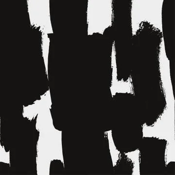 Seamless vector pattern with brush strokes. Stock Illustration