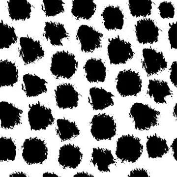Seamless vector pattern with brush strokes. Illustrazione stock