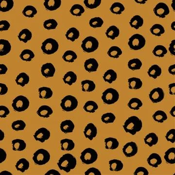 Seamless vector pattern with brush strokes. Stockillustratie