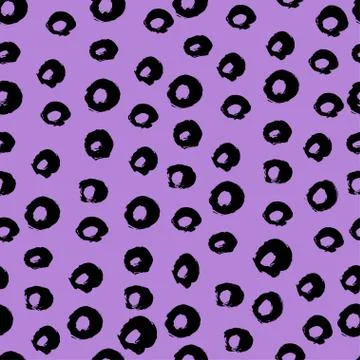 Seamless vector pattern with brush strokes. Illustrazione stock