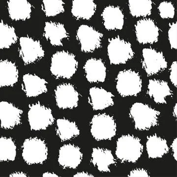 Seamless vector pattern with brush strokes. Stock Illustration