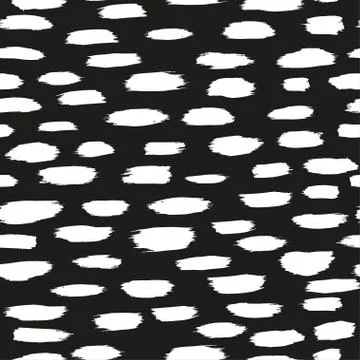 Seamless vector pattern with brush strokes. Stock Illustration