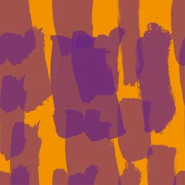 Seamless vector pattern with brush strokes. Stock Illustration