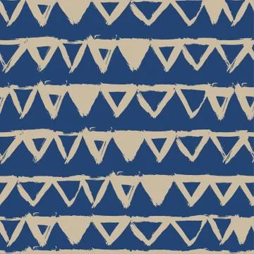 Seamless vector pattern with brush strokes. Illustrazione stock