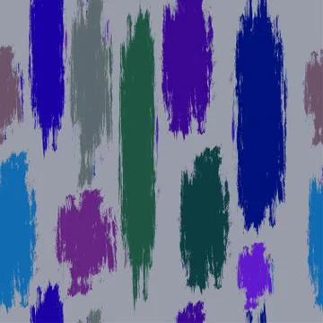 Seamless vector pattern with brush strokes. Illustrazione stock