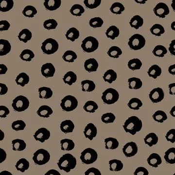 Seamless vector pattern with brush strokes. Stock Illustration