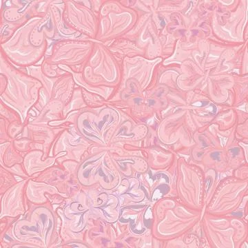 Seamless vector pattern with butterflies for textile, fabric or wallpaper Stock Illustration