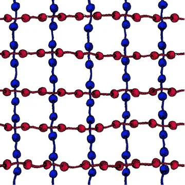 Seamless vector pattern with christmas beads Stock Illustration