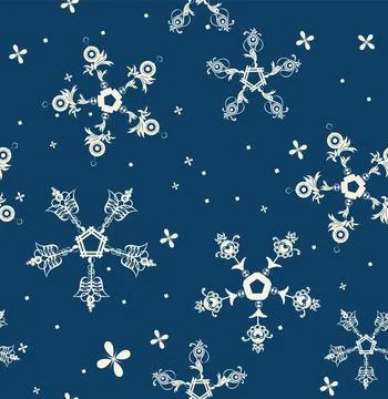 Seamless vector pattern of circles with an abstract ethnic pattern, reminis.. Illustrazione stock