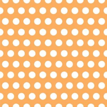 Seamless vector pattern. Circles ornament. Polka dots background. White and Illustrazione stock