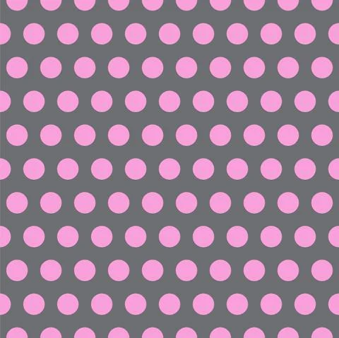 Seamless vector pattern. Circles ornament. Polka dots background. Pink and grey Illustrazione stock