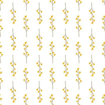 Seamless vector pattern with colorful fall leaves. 스톡 일러스트