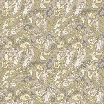 Seamless vector pattern with colorful freehand shapes Stock-Illustration