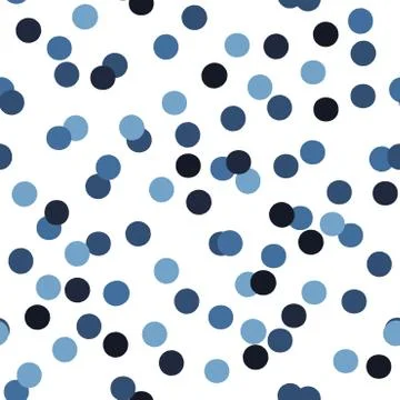 Seamless vector pattern of colorful party confetti Stock Illustration