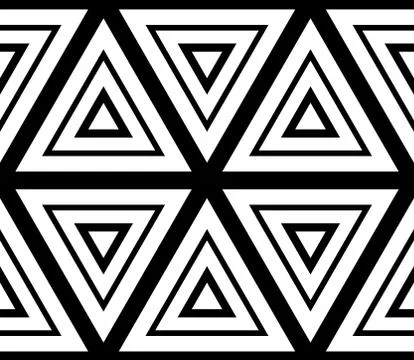 Seamless vector pattern with complex geometrical ornament Stock Illustration