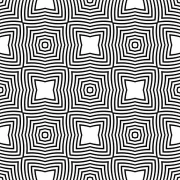 Seamless vector pattern with complex geometrical ornament. Illustrazione stock