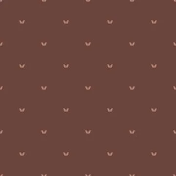 Seamless vector pattern consisting of knitting stitches on a brown background Stock Illustration