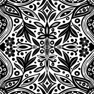 Seamless vector pattern design art 스톡 일러스트