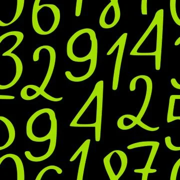 Seamless vector pattern of different figures Stockillustratie