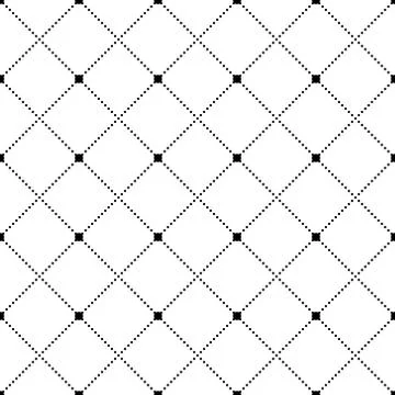 Seamless vector pattern, the dotted lines of the circles. Isolated outline on 스톡 일러스트