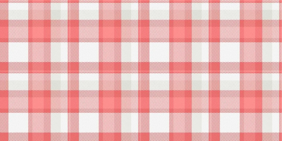 This seamless vector pattern features a classic pink and white gingham check  Stockillustratie