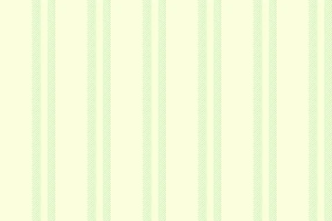 This seamless vector pattern features soft light green vertical stripes on a  库存插图