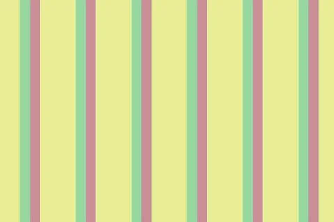 This seamless vector pattern features vertical stripes in soft pastel yellow, Stockillustratie