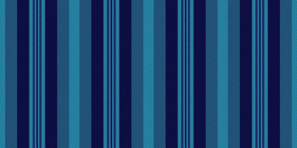 Seamless vector pattern featuring a vertical stripe design in deep navy and b Stock Illustration