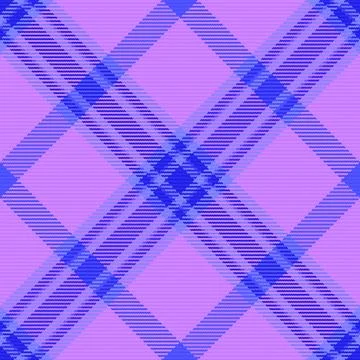 A seamless vector pattern featuring a vibrant diagonal plaid design in shades Stock Illustration