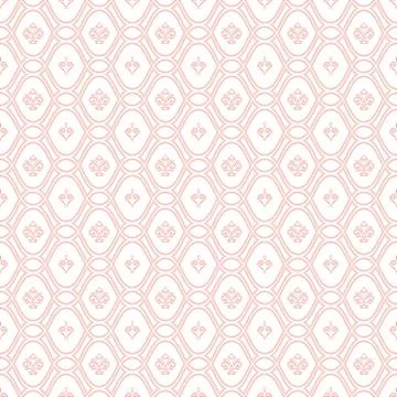 Seamless Vector Pattern With Few Royal Lilies Stock Illustration