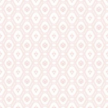 Seamless Vector Pattern With Few Royal Lilies Stock Illustration