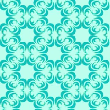 Seamless vector pattern of floral and abstract elements Illustrazione stock