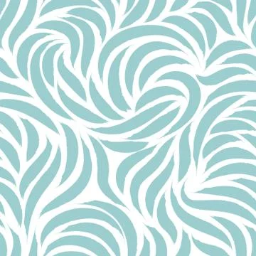 Seamless vector pattern of flowing lines or brush strokes in pastel colors Stock-Illustration