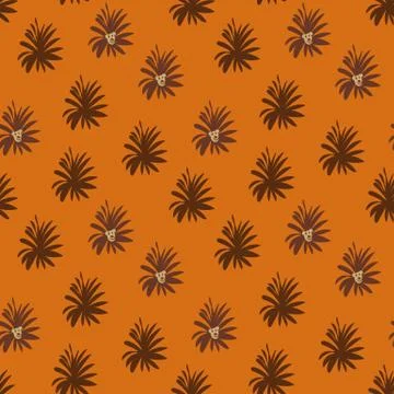 Seamless vector pattern with friendly lion faces Illustrazione stock