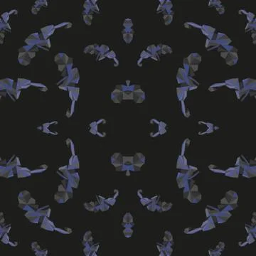 Seamless vector pattern geometric background. Abstract pattern graphic 스톡 일러스트