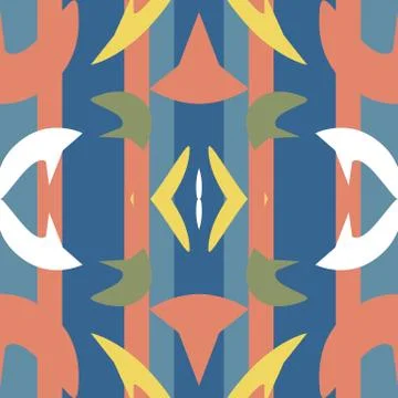 Seamless vector pattern geometric background. Abstract pattern graphic Stock Illustration