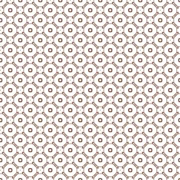 Seamless vector pattern in geometric ornamental style Stock Illustration