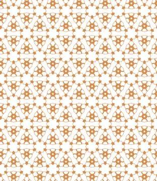 Seamless vector pattern in geometric ornamental style Illustrazione stock