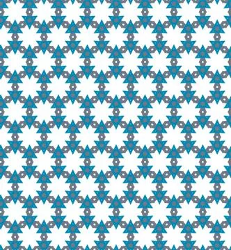 Seamless vector pattern in geometric ornamental style Stock-Illustration