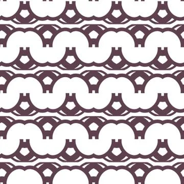 Seamless vector pattern in geometric ornamental style Stock Illustration