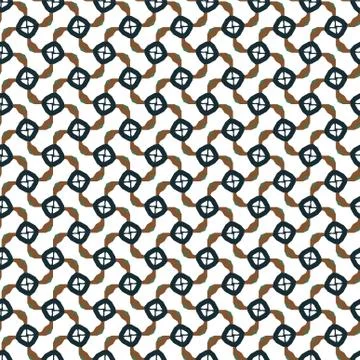 Seamless vector pattern in geometric ornamental style Illustrazione stock