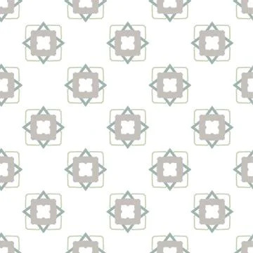 Seamless vector pattern in geometric ornamental style 스톡 일러스트