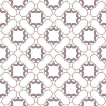 Seamless vector pattern in geometric ornamental style Stock Illustration