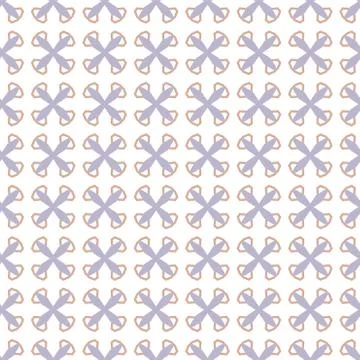 Seamless vector pattern in geometric ornamental style Stock Illustration