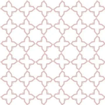 Seamless vector pattern in geometric ornamental style Stock Illustration