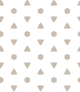 Seamless vector pattern in geometric ornamental style Stock-Illustration