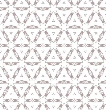 Seamless vector pattern in geometric ornamental style Illustrazione stock