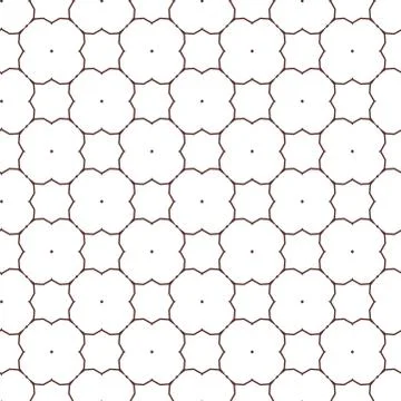 Seamless vector pattern in geometric ornamental style Stock-Illustration